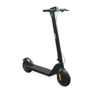 Levy Max electric scooter, three-quarter front view