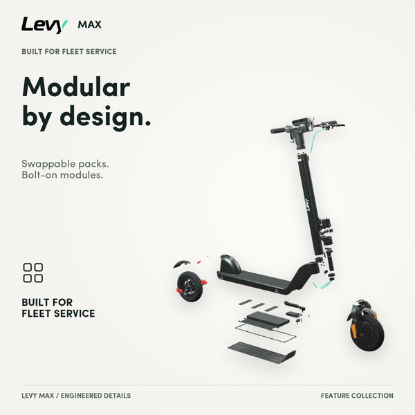 Levy Max modular design built for fleet service