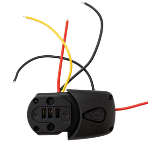 Levy Plus battery bottom cap with charging socket and 3-pin connector