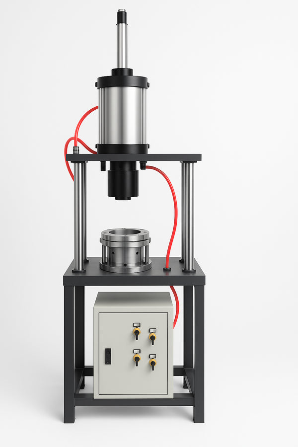 Hydraulic press machine for installing electric scooter tires