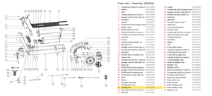 Frame Set exploded diagram + parts key — OKAI ES400A Charging Port (UL, 130mm lead) highlighted (OKAI ES400)