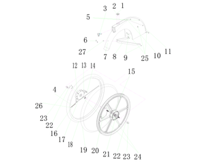 OKAI Guard plate - SKU 2021000115 - assembly reference