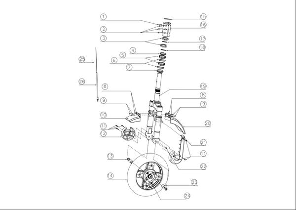 OKAI Common Nut - SKU 2040200027 - assembly reference