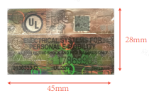 OKAI UL label - SKU 3040300346 - manufacturer image