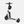 Load image into Gallery viewer, OKAI helmet locker installed on scooter, helmet retained — front three-quarter view
