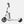Load image into Gallery viewer, OKAI helmet locker mount on scooter (no helmet) — side view

