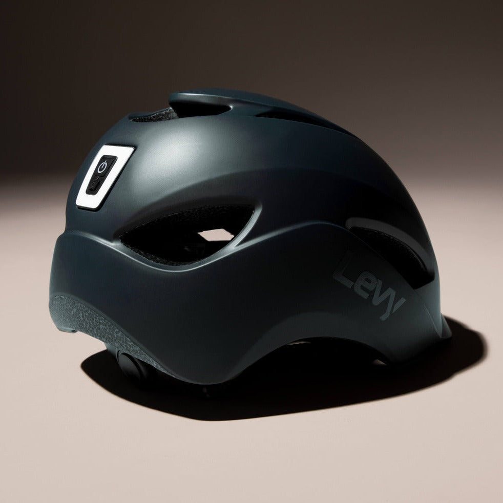 bike helmet on 50 cc scooter LEVY Electric Scooters